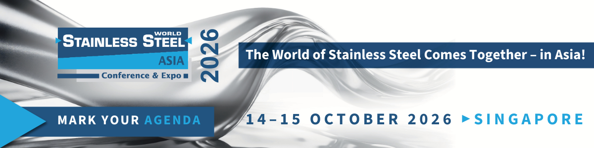 Stainless Steel World Asia Banner Mark Your agenda